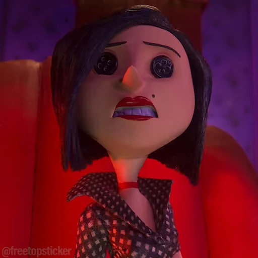 😠 Стикер «Coraline» для Telegram