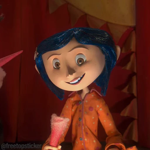 😌 Стикер «Coraline» для Telegram