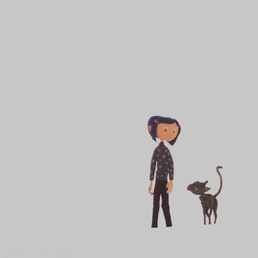 🐈‍⬛ Стикер «Coraline» для Telegram