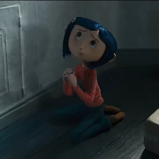 🙏 Стикер «Coraline Jones» для Telegram