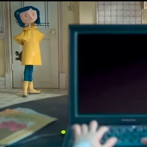 🙂 Стикер «Coraline Jones» для Telegram