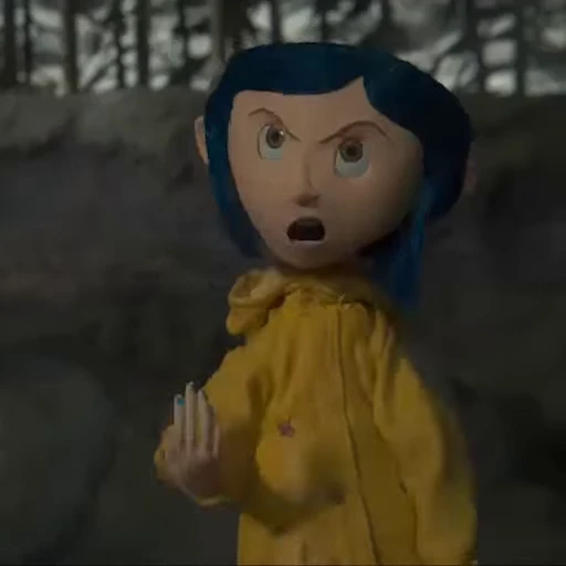 😡 Стикер «Coraline Jones» для Telegram