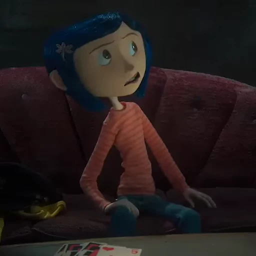 🫤 Стикер «Coraline Jones» для Telegram