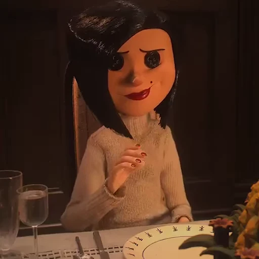 😅 Стикер «Coraline Jones» для Telegram