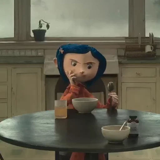 🥱 Стикер «Coraline Jones» для Telegram