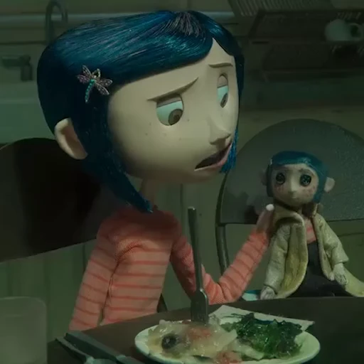 😒 Стикер «Coraline Jones» для Telegram