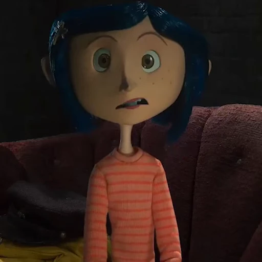🤔 Стикер «Coraline Jones» для Telegram
