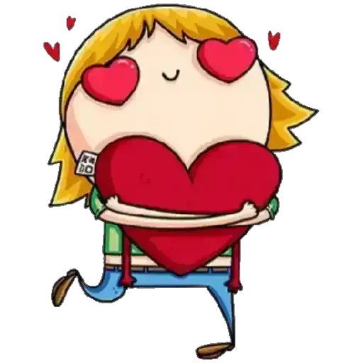 ❤️ Стикер «Hearts» для Telegram