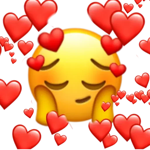 ❤️ Стикер «Hearts» для Telegram