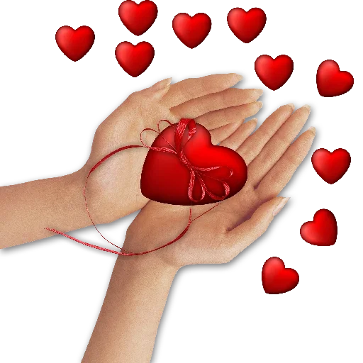 ❤️ Стикер «Hearts» для Telegram