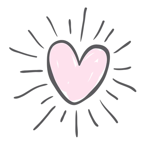 ❤️ Стикер «Hearts» для Telegram