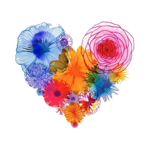 ❤️ Стикер «Hearts» для Telegram