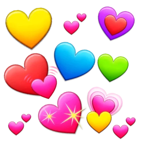 ❤️ Стикер «Hearts» для Telegram