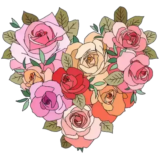 ❤️ Стикер «Hearts» для Telegram
