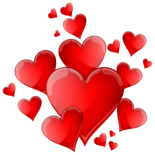 ❤️ Стикер «Hearts» для Telegram