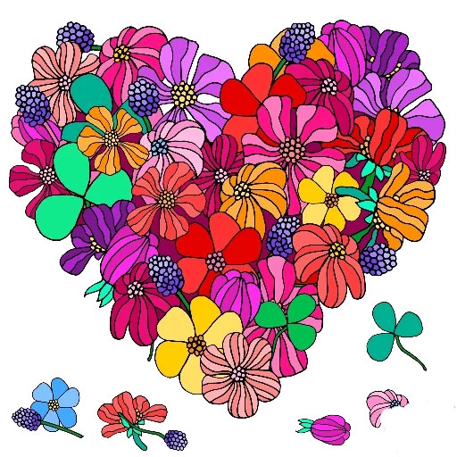 ❤️ Стикер «Hearts» для Telegram