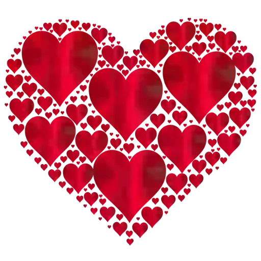 ❤️ Стикер «Hearts» для Telegram