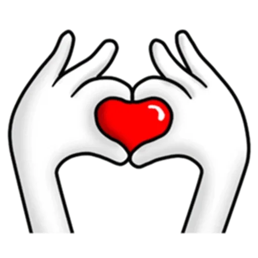 ❤️ Стикер «Hearts» для Telegram