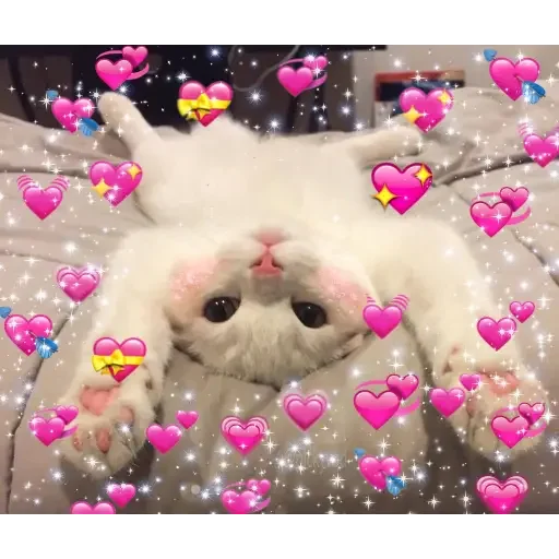 ❤️ Стикер «Hearts» для Telegram