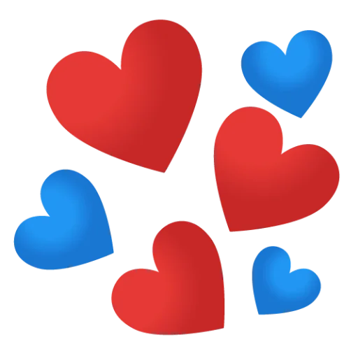 ❤️ Стикер «Hearts» для Telegram