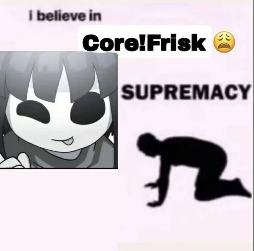 🩶 Стикер «Core Frisk Undertale» для Telegram