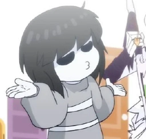 🩶 Стикер «Core Frisk Undertale» для Telegram