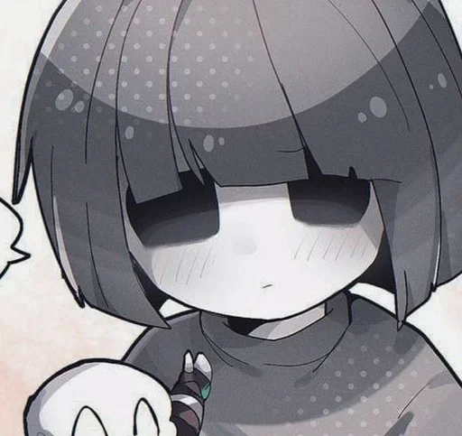 🩶 Стикер «Core Frisk Undertale» для Telegram