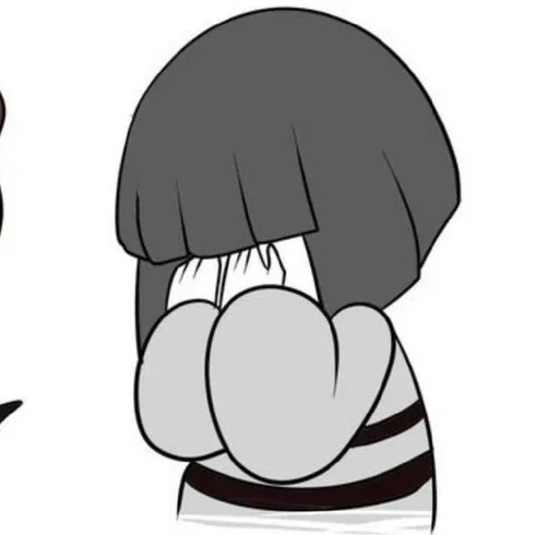 🩶 Стикер «Core Frisk Undertale» для Telegram