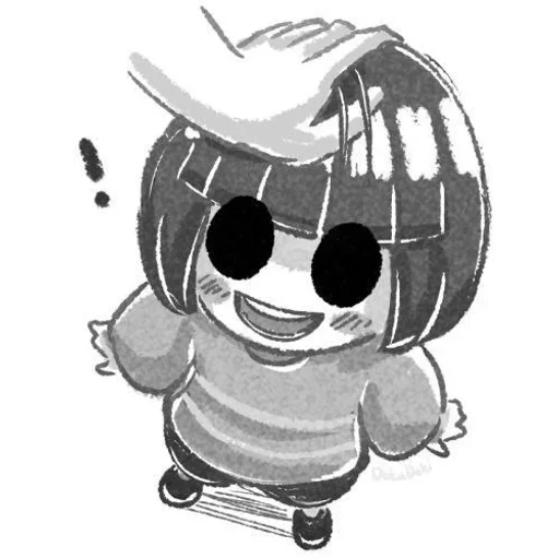 🩶 Стикер «Core Frisk Undertale» для Telegram