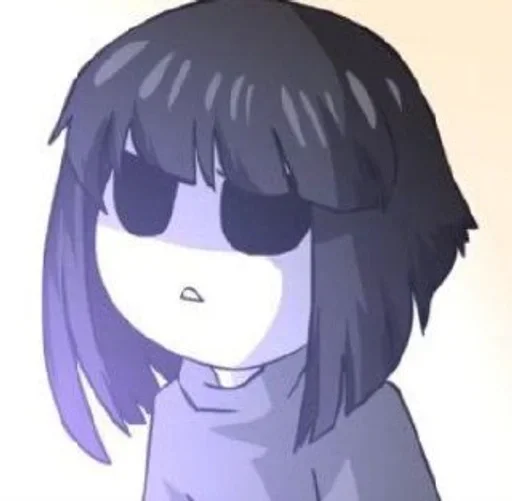 🩶 Стикер «Core Frisk Undertale» для Telegram
