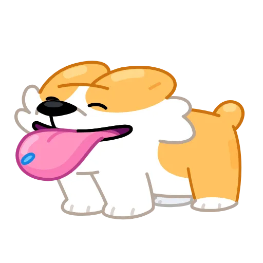 Стикер 10 Corgi