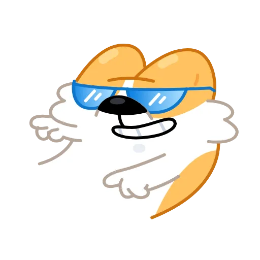 Стикер 21 Corgi