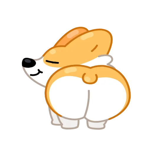 Стикер 29 Corgi
