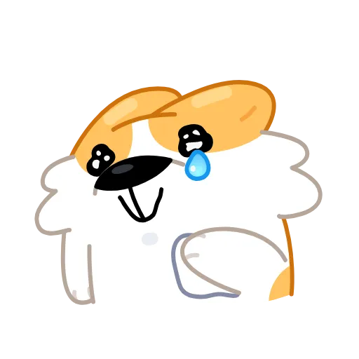 Стикер 25 Corgi