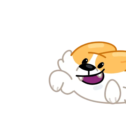 Стикер 3 Corgi