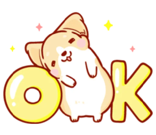 👌 Стикер «corgi in-love» для Telegram