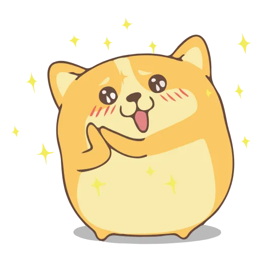 🤪 Стикер «CORGI DOG» для Telegram