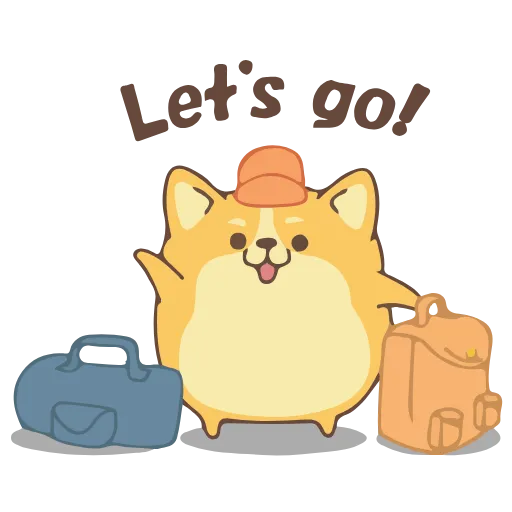 😜 Стикер «CORGI DOG» для Telegram
