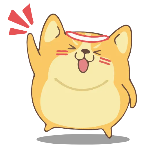 😩 Стикер «CORGI DOG» для Telegram