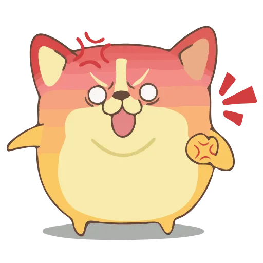 🤬 Стикер «CORGI DOG» для Telegram