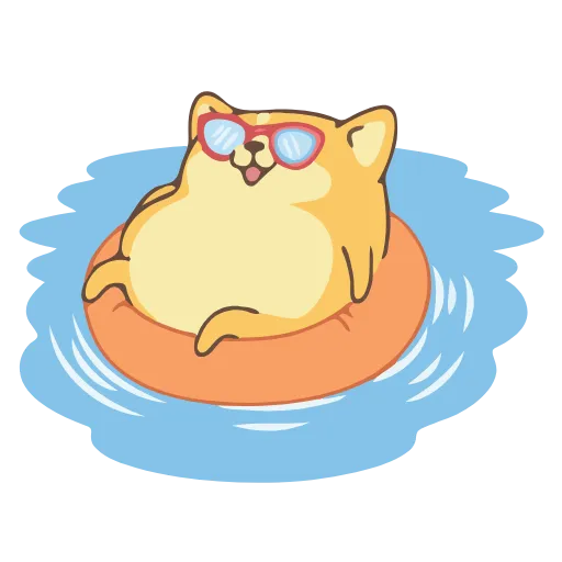 😎 Стикер «CORGI DOG» для Telegram