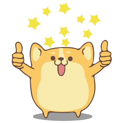 🤯 Стикер «CORGI DOG» для Telegram