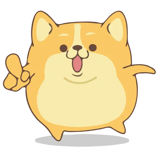 😠 Стикер «CORGI DOG» для Telegram
