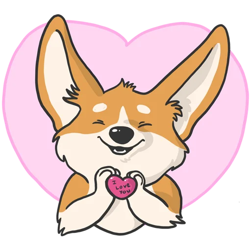 😍 Стикер «CorgiK» для Telegram