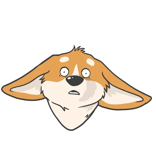 😧 Стикер «CorgiK» для Telegram