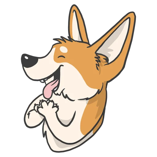 👏 Стикер «CorgiK» для Telegram