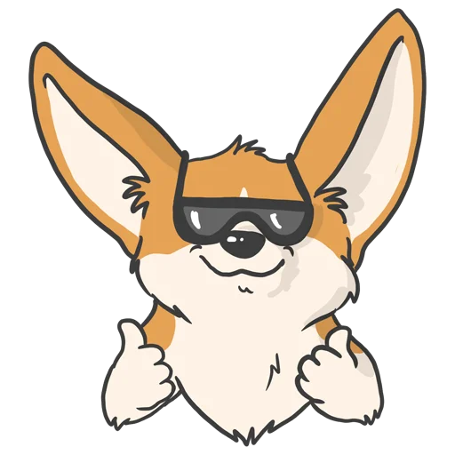 Стикерпак CorgiK для Telegram