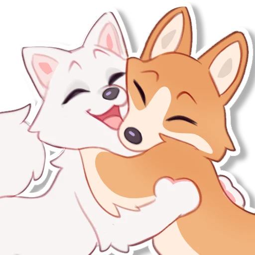 🤗 Стикер «Corki» для Telegram