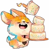 🎂 Эмодзи «Корки» для Telegram