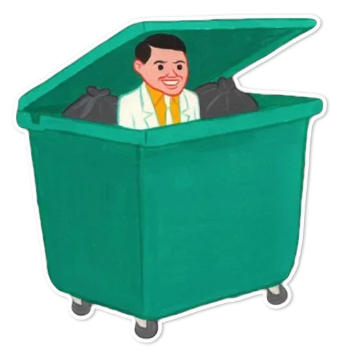 🚮 Стикер «Joan Cornella» для Telegram